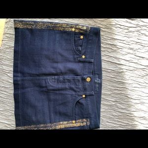 7 for all Mankind Denim skirt